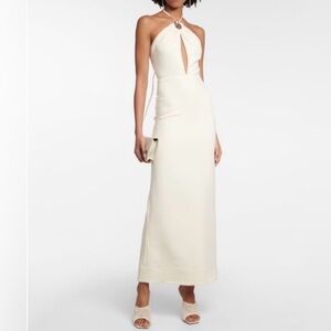 Gently used  - Staud Abigail Dress in Ecru - Size 8
